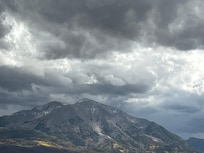 Mt. Sopris from the balcony.