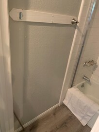Towel rack fell down
