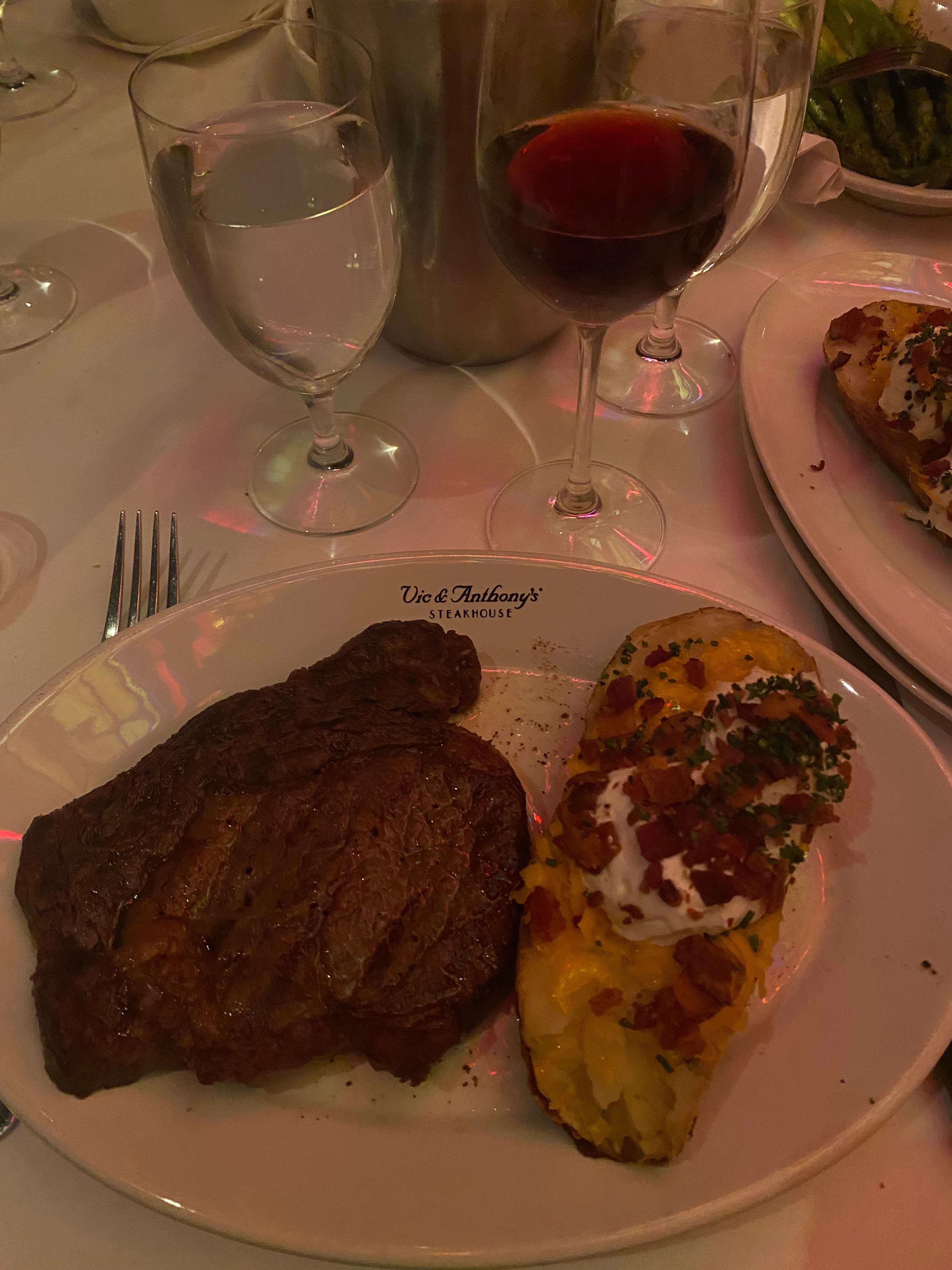 Vic and Anthony’s steak dinner🫶🏼