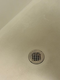 Room 131 shower floor