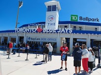 Saw our Yankees play the Blue Jays at spring training