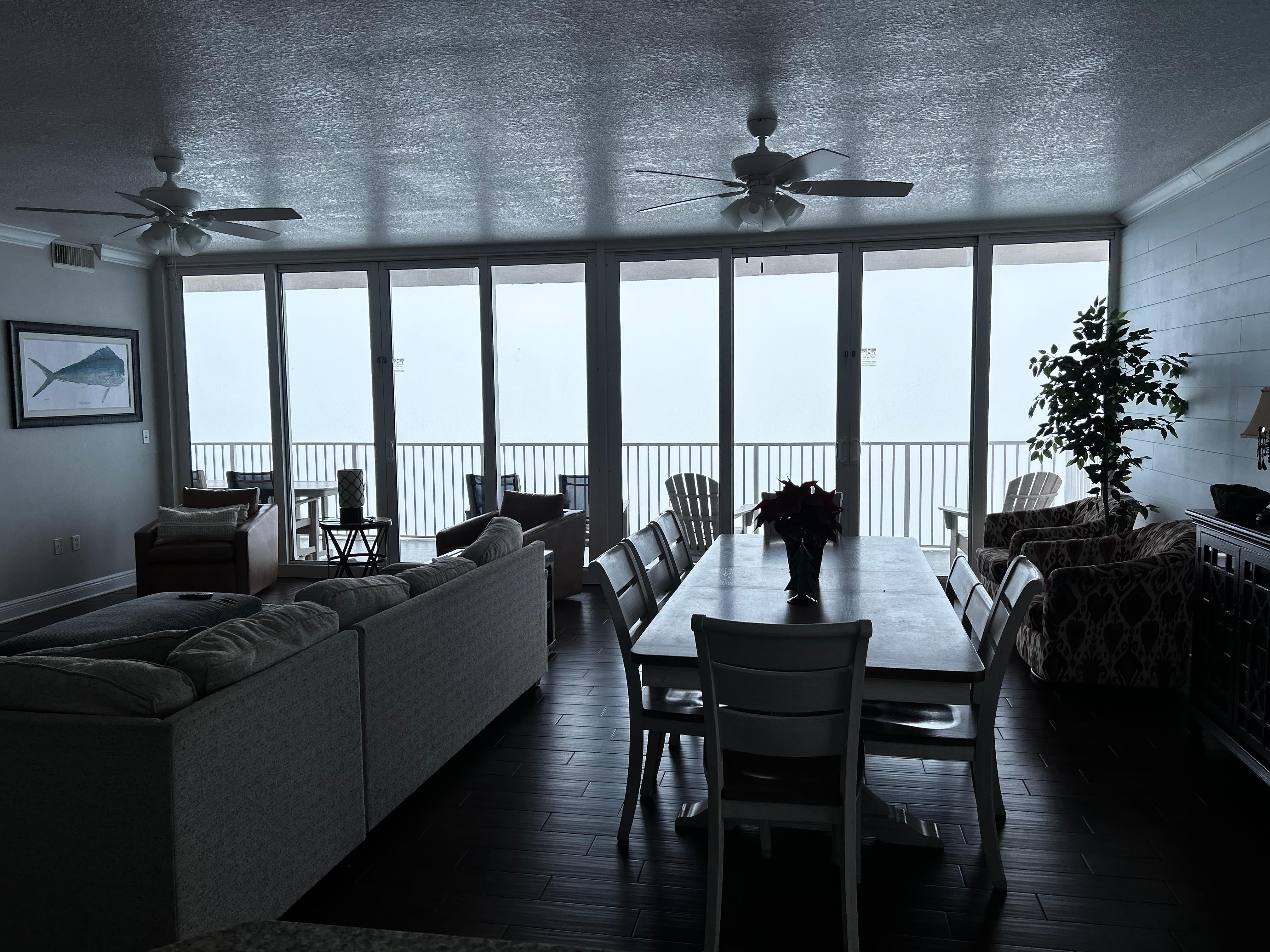 When the fog sets in it’s like you’re in the clouds!