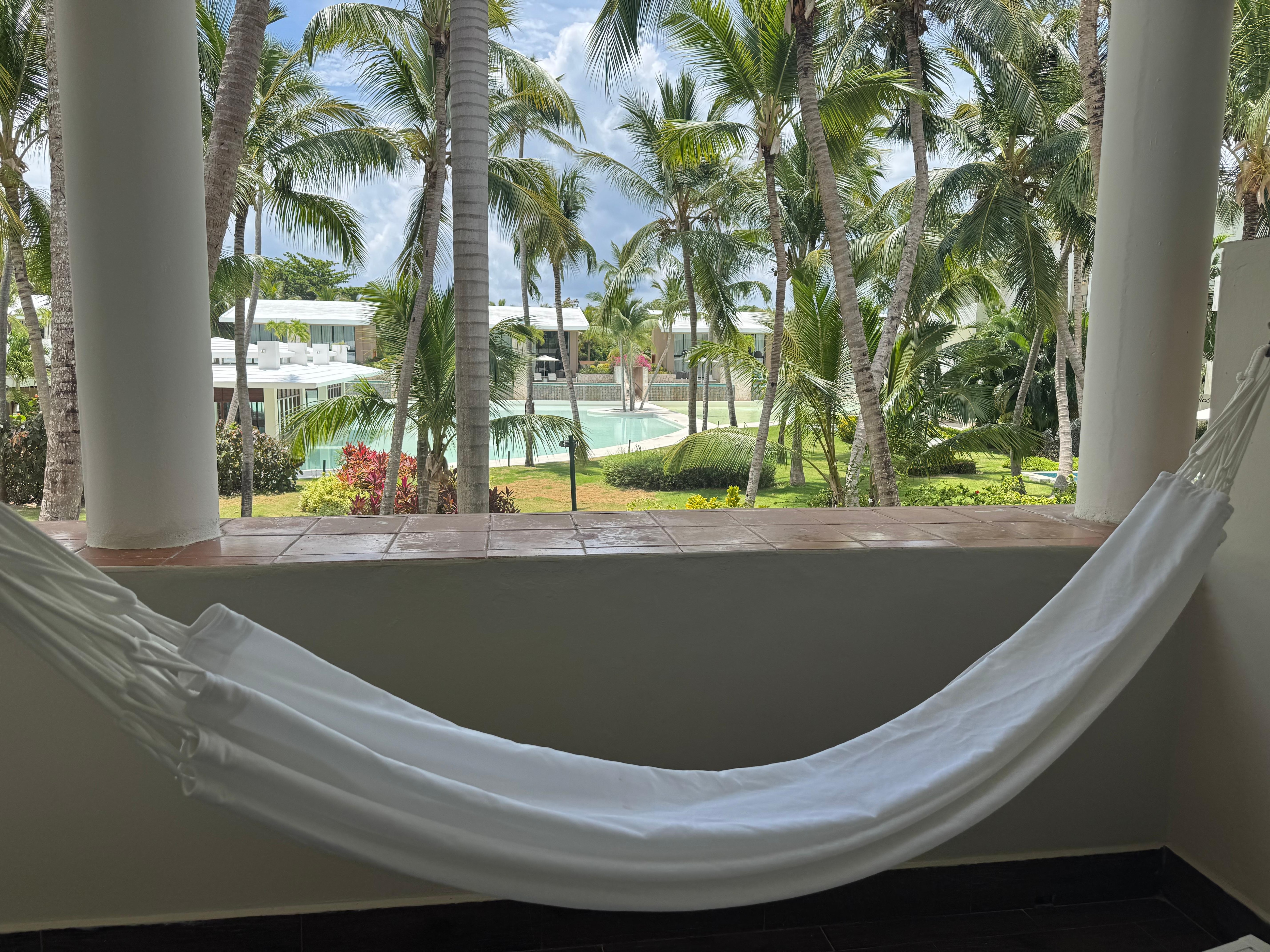 View from our balcony 