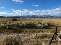 View of the mountains and fields surrounding Bridgeport