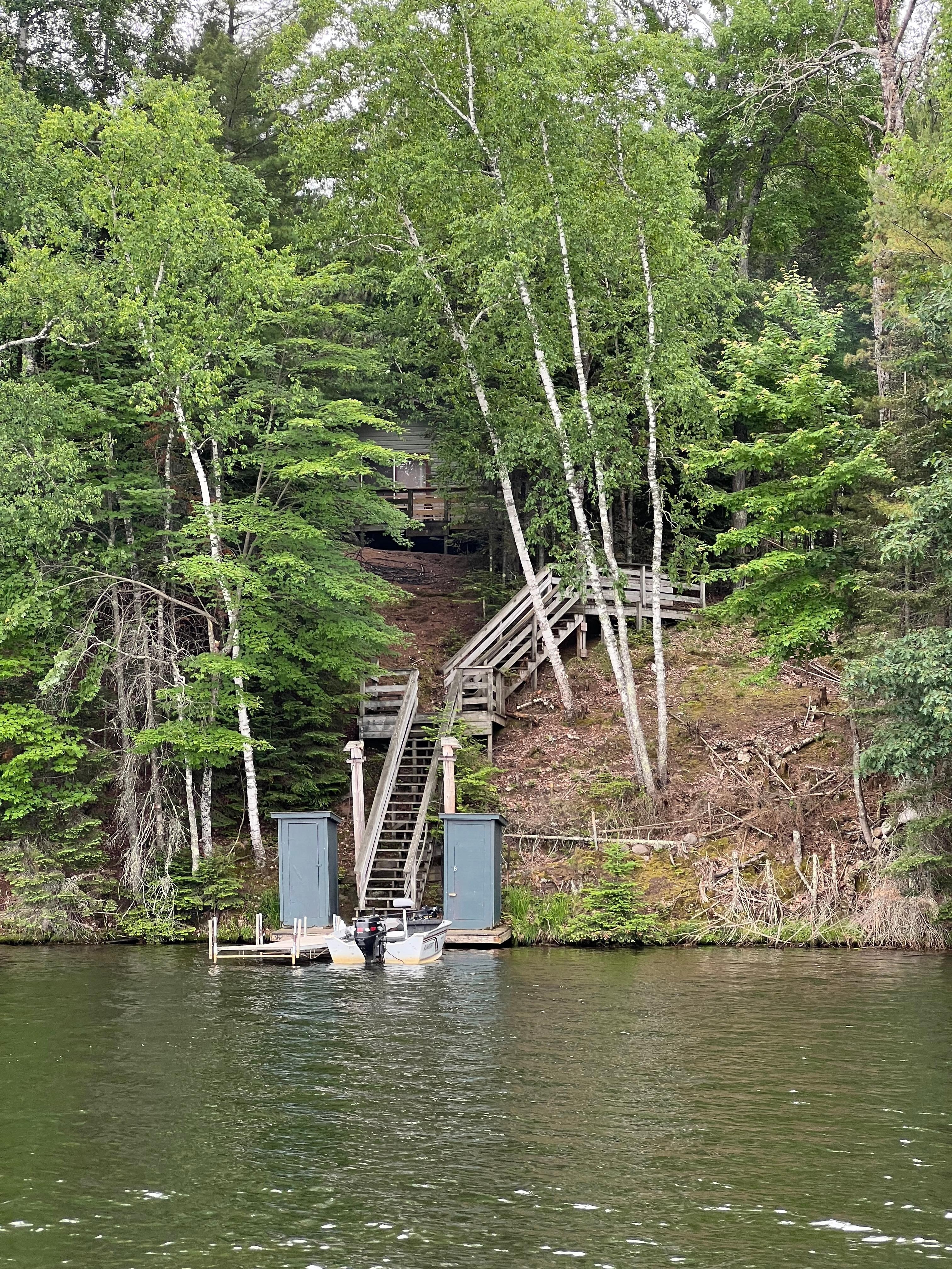 Dock from lake