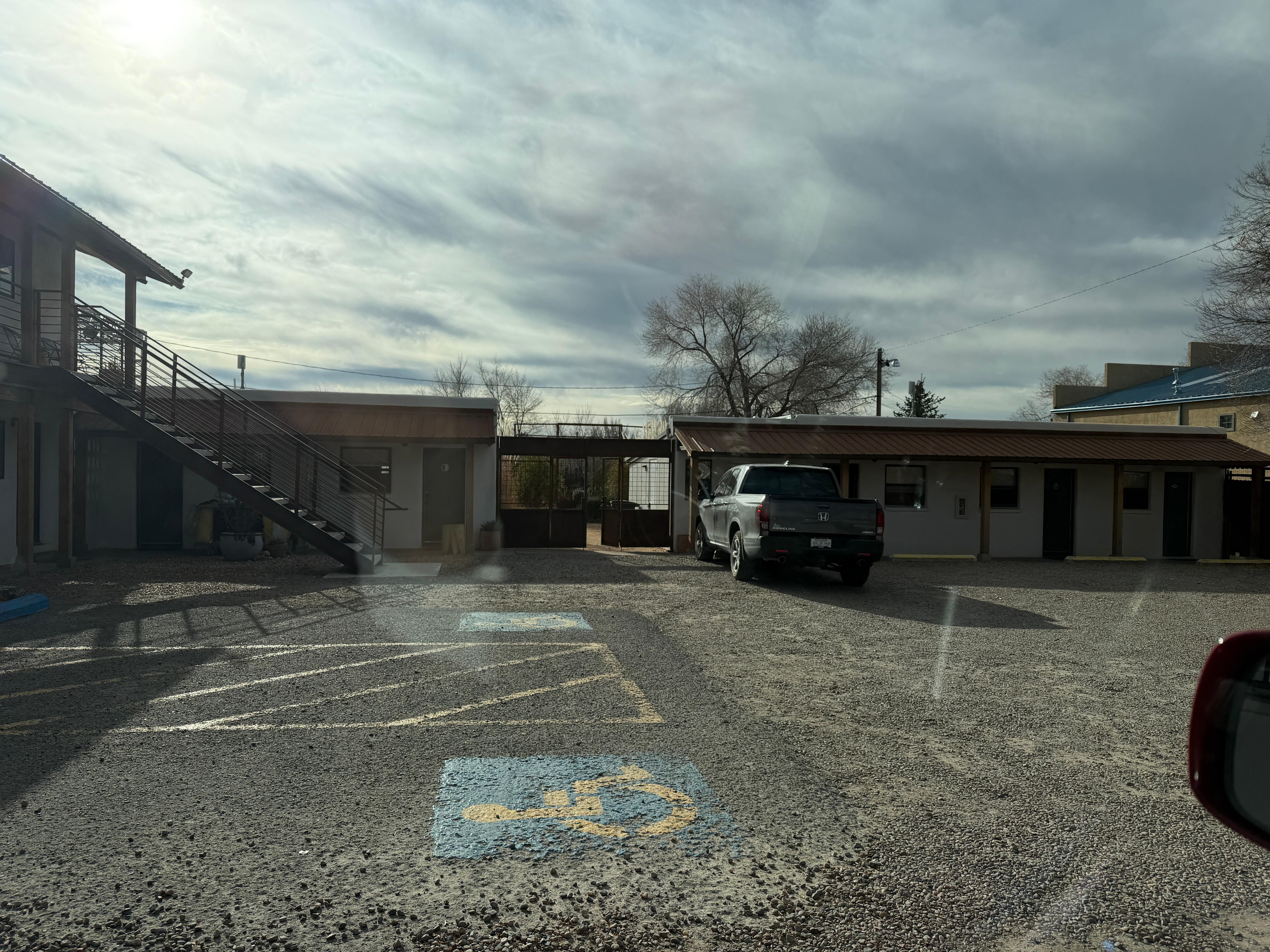 Was able to park near room door