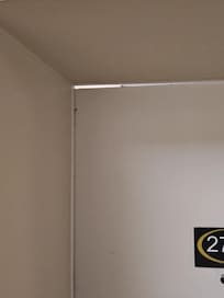 Door does not seal properly making it unable to close safely and securely