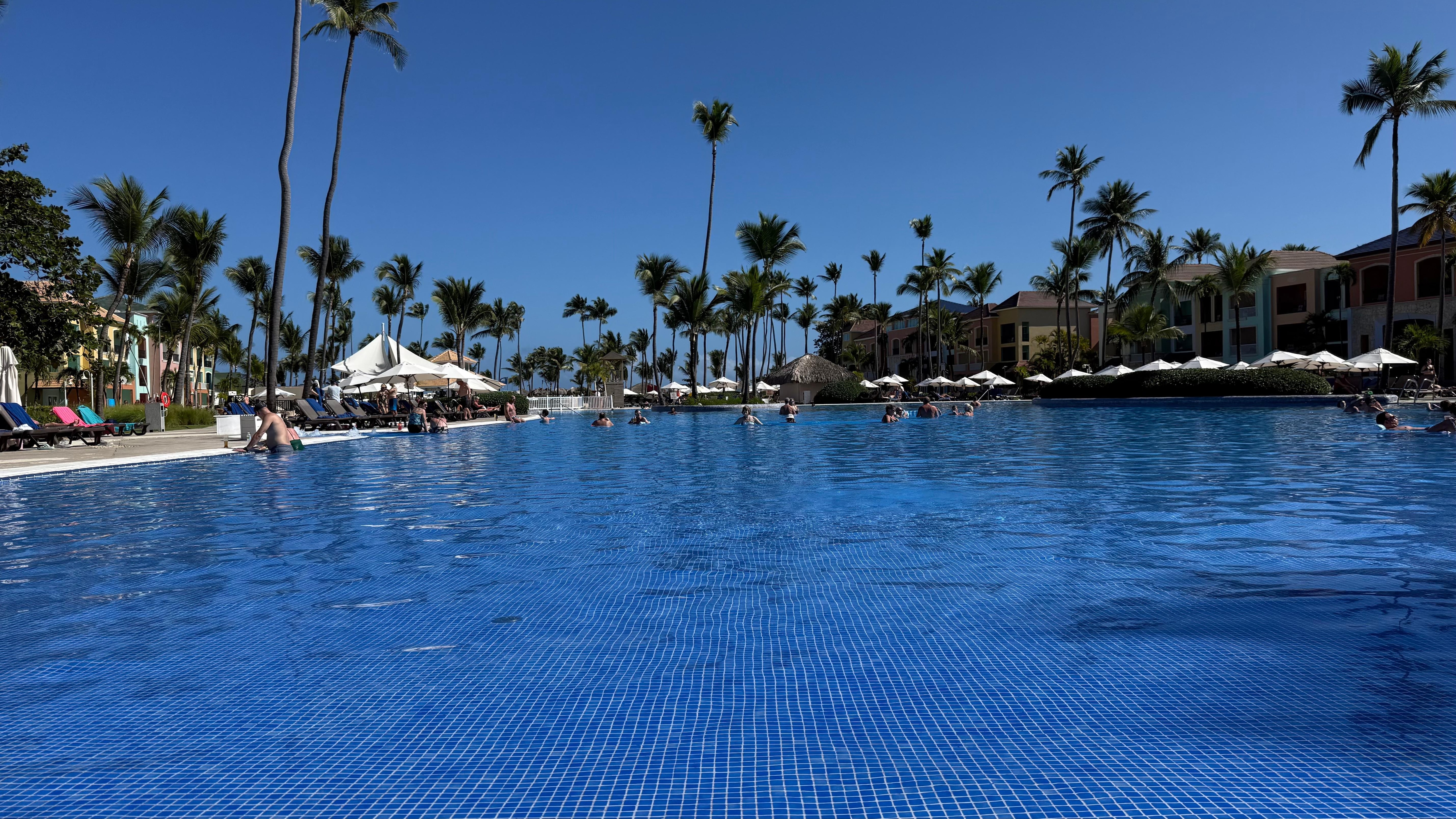 One of the two pools