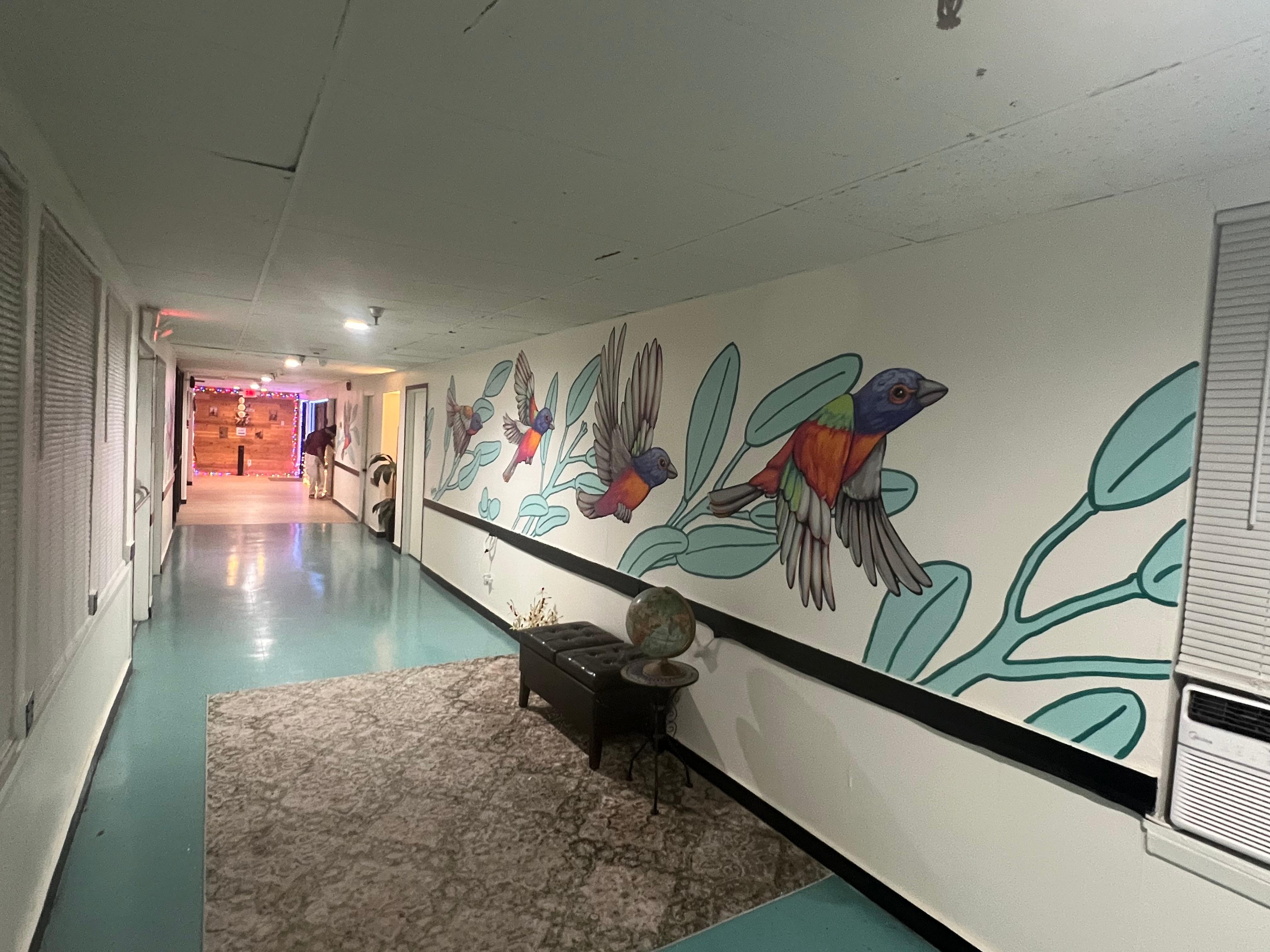 Clean surreal corridors