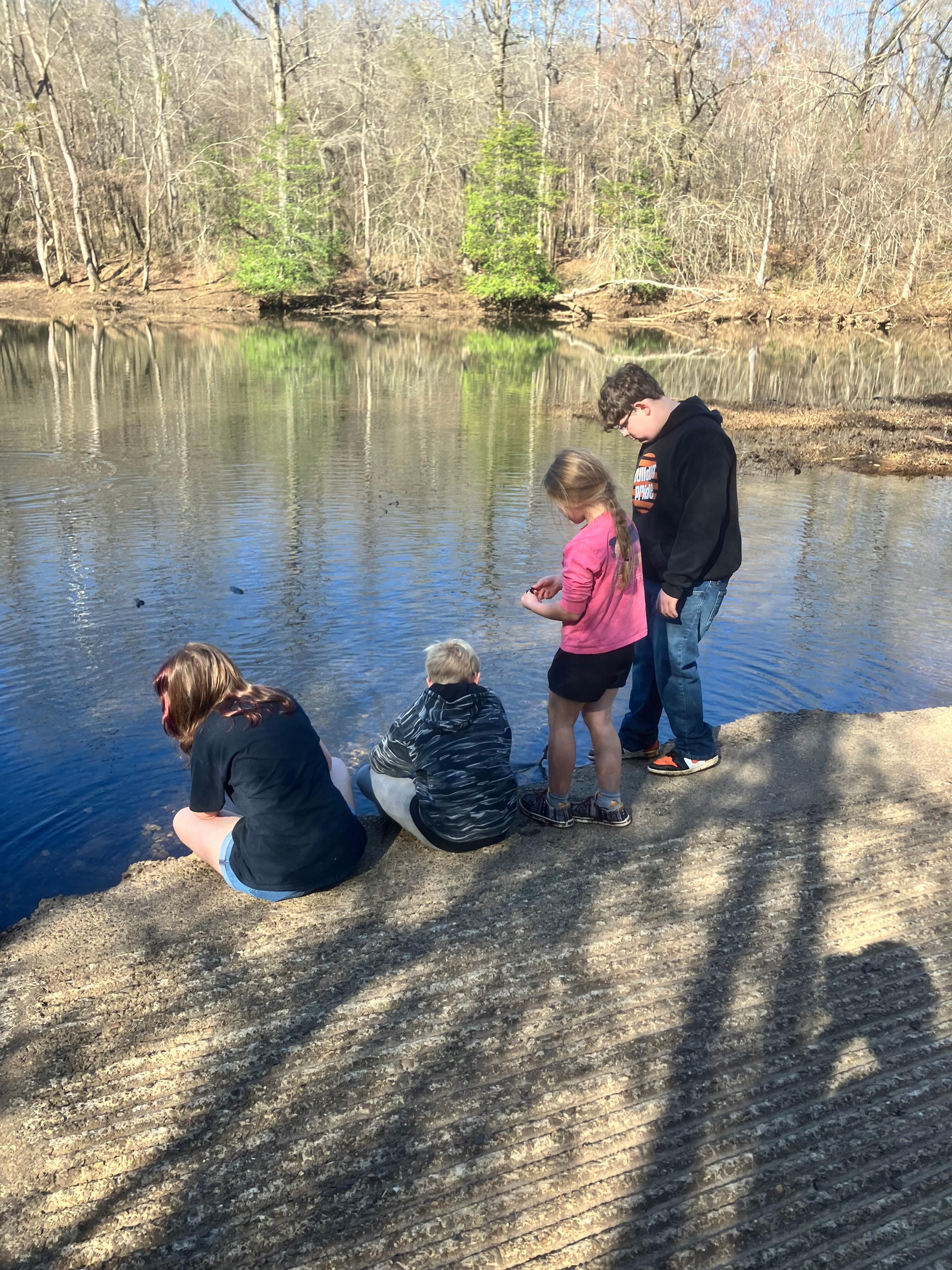 Down by the river….short walking distance away from cabin