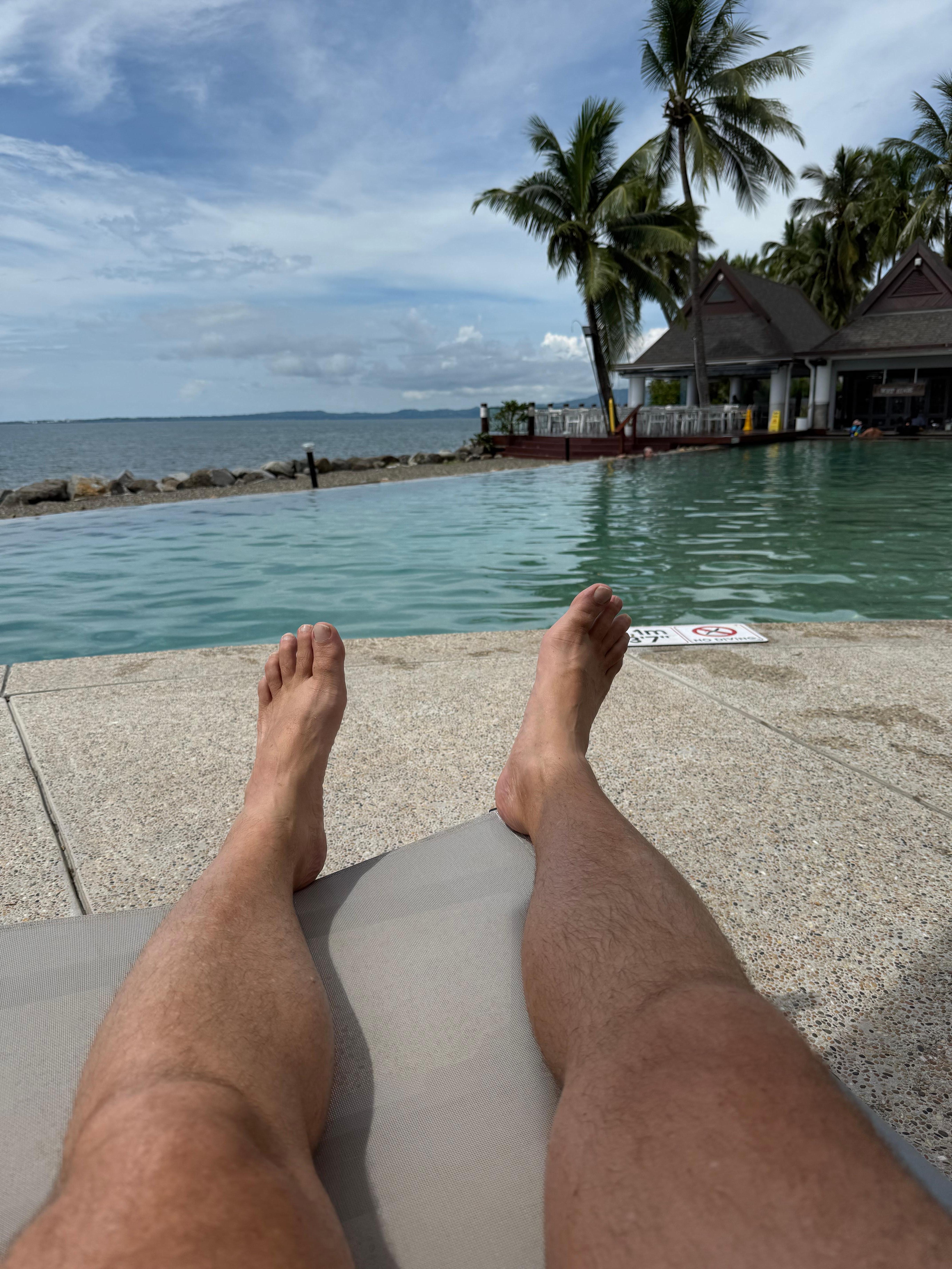 Piscine infinie, plus tranquille 