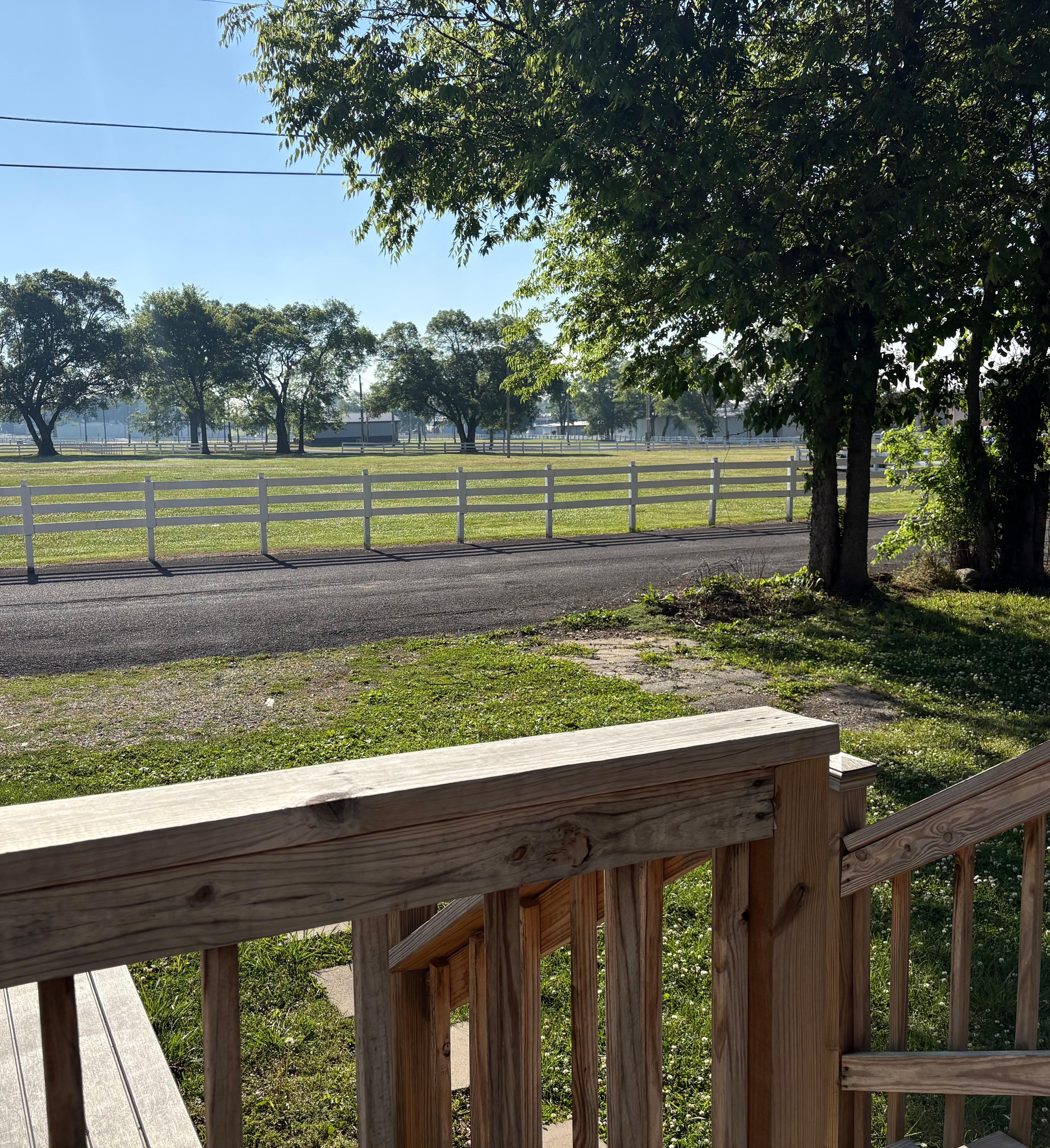 view from back deck