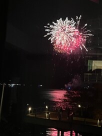 Saw a surprise fireworks show !