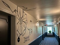 Cool art on interior walls