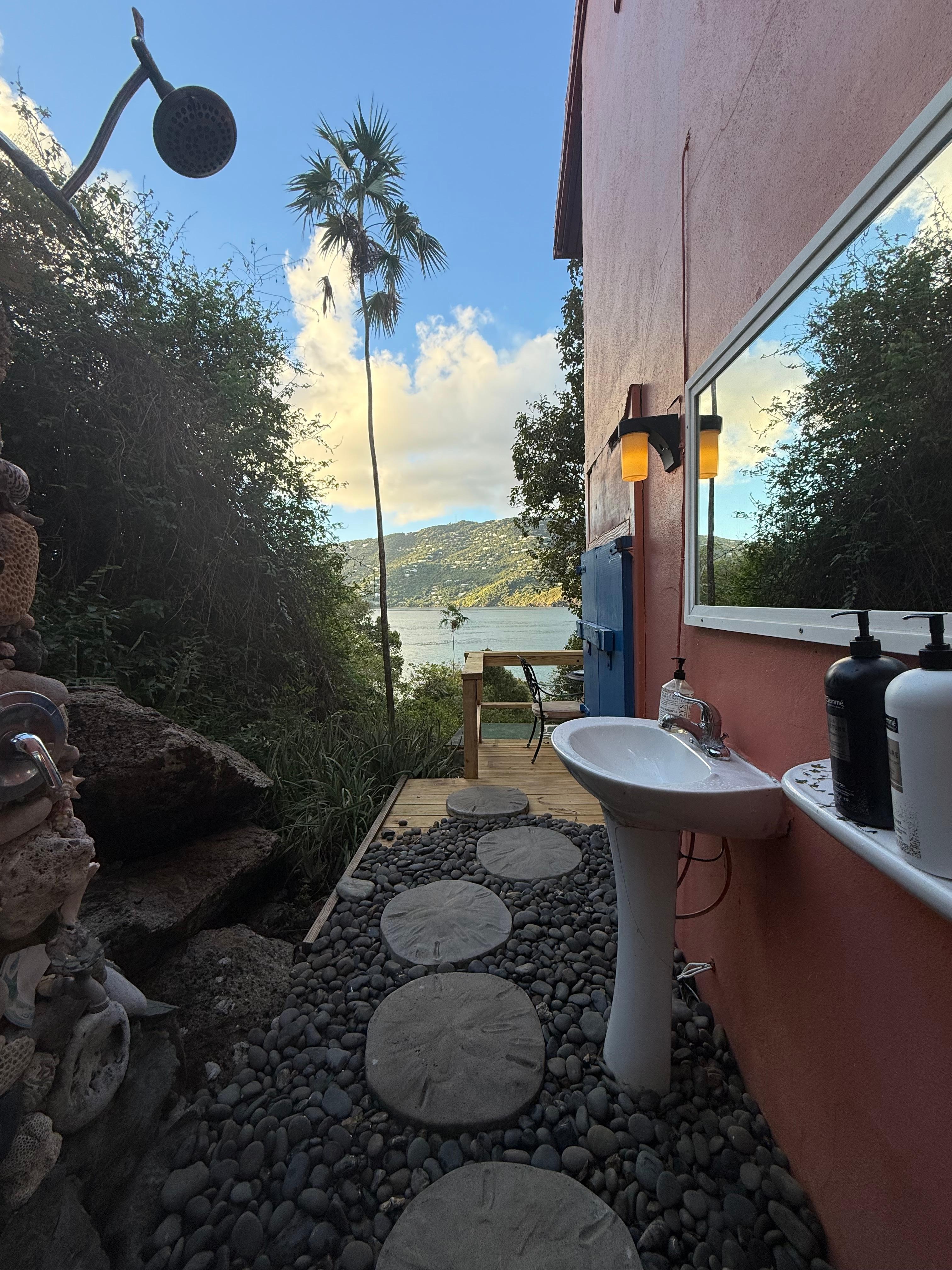 Outdoor bathroom