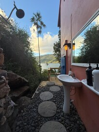 Outdoor bathroom