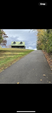 Going up drive to home