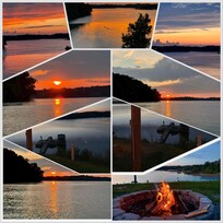 The sunsets were amazing