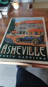 Enjoyed a relaxing, slow morning in with a puzzle and fresh coffee.