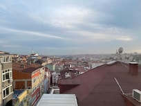 Back side of hotel looking across Istanbul