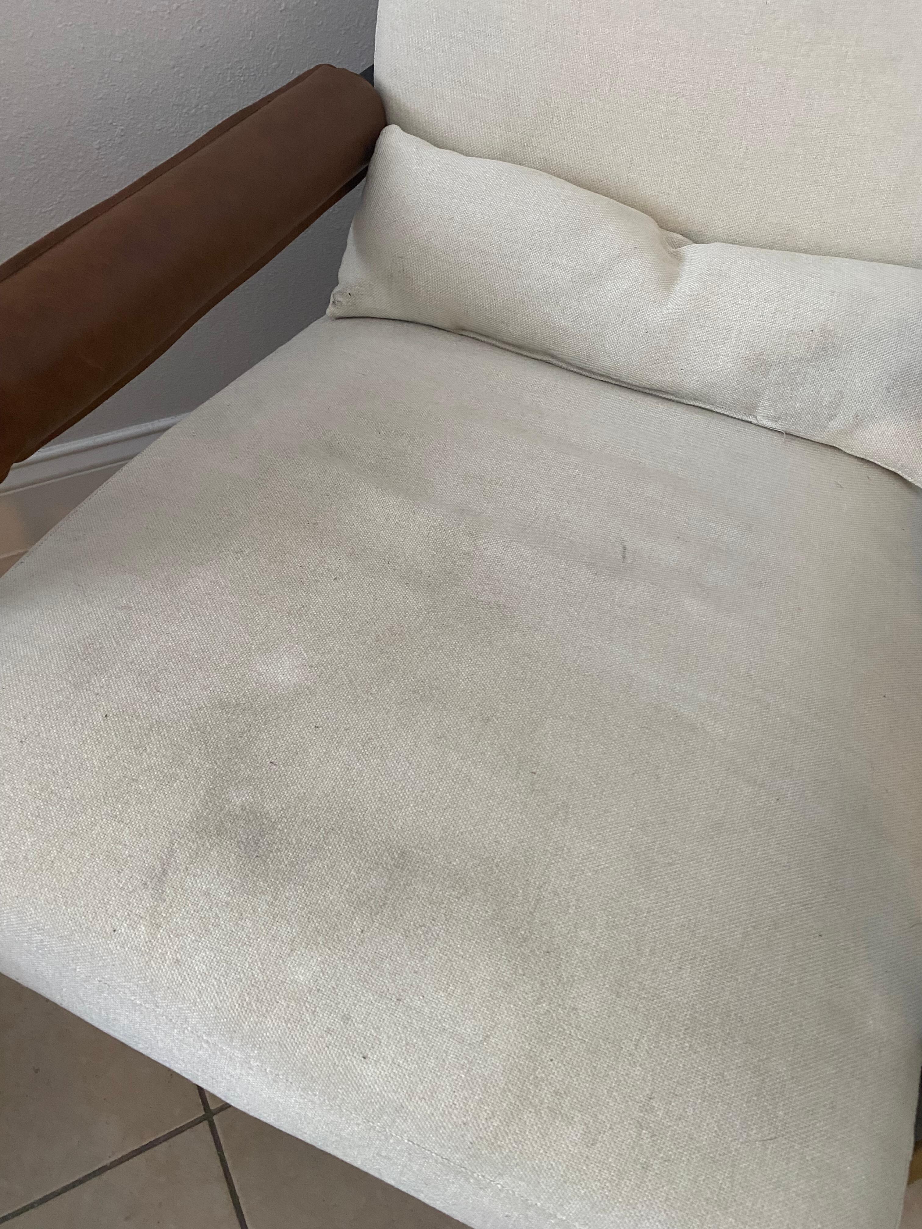 Filthy chair, stained.