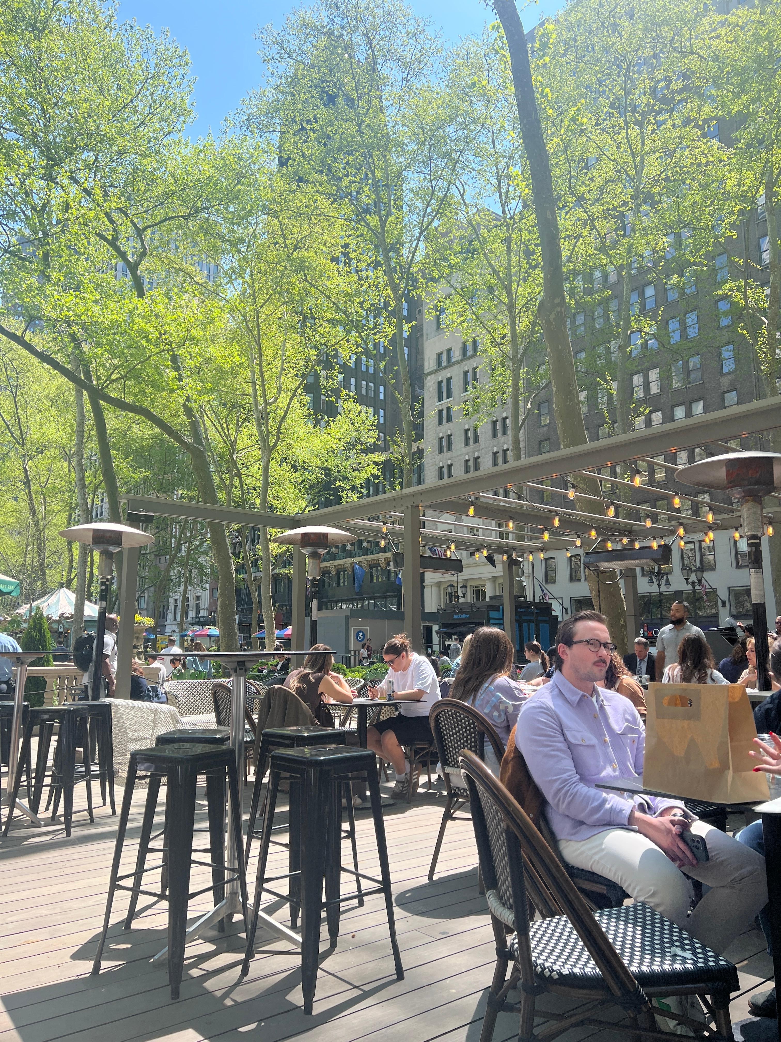 Bryant Park for lunch