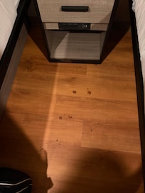 Blood on the floor