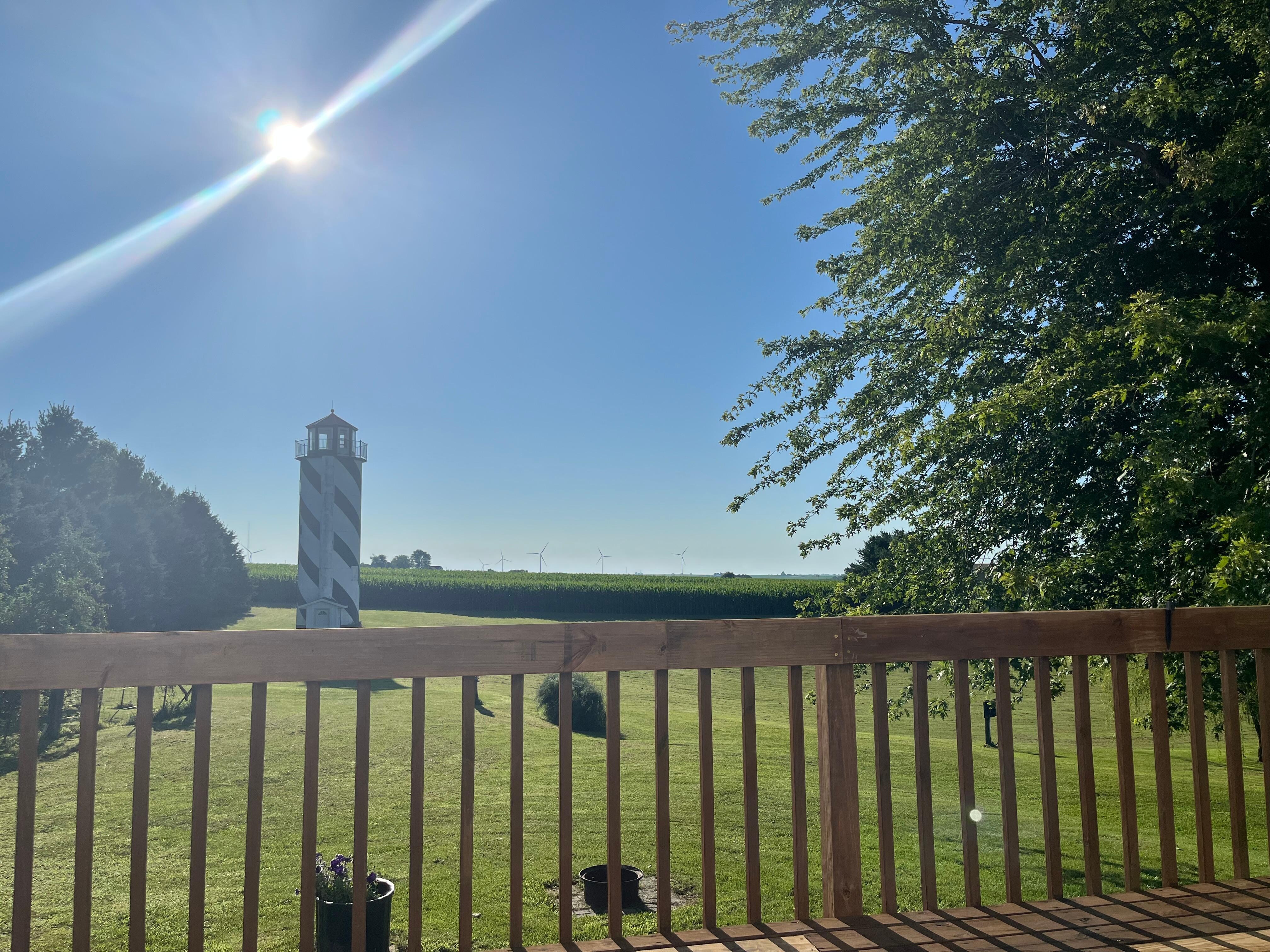 Beautiful view for morning coffee
