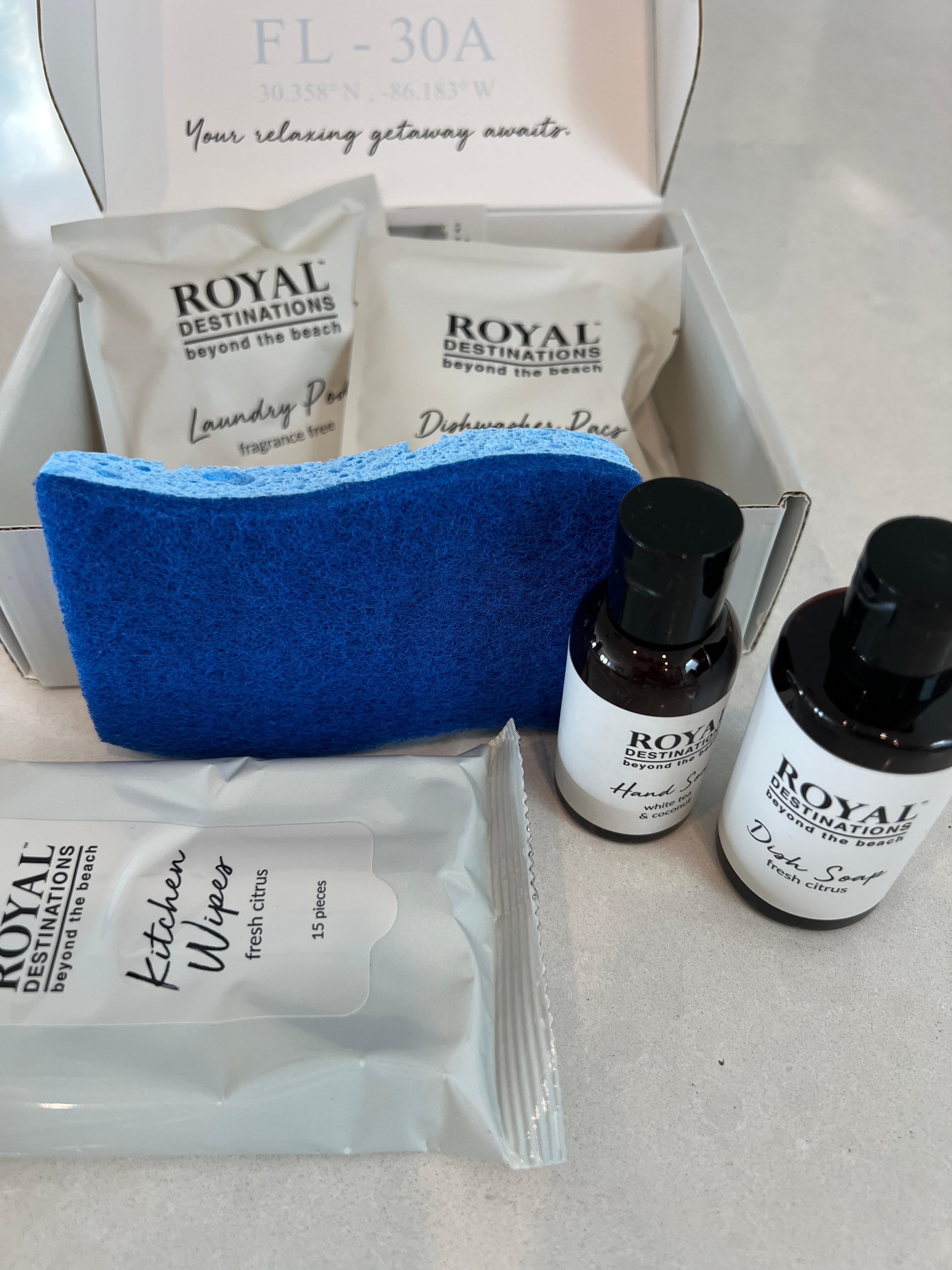 Welcome box of a few necessities…