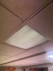Some of the lights were not working.