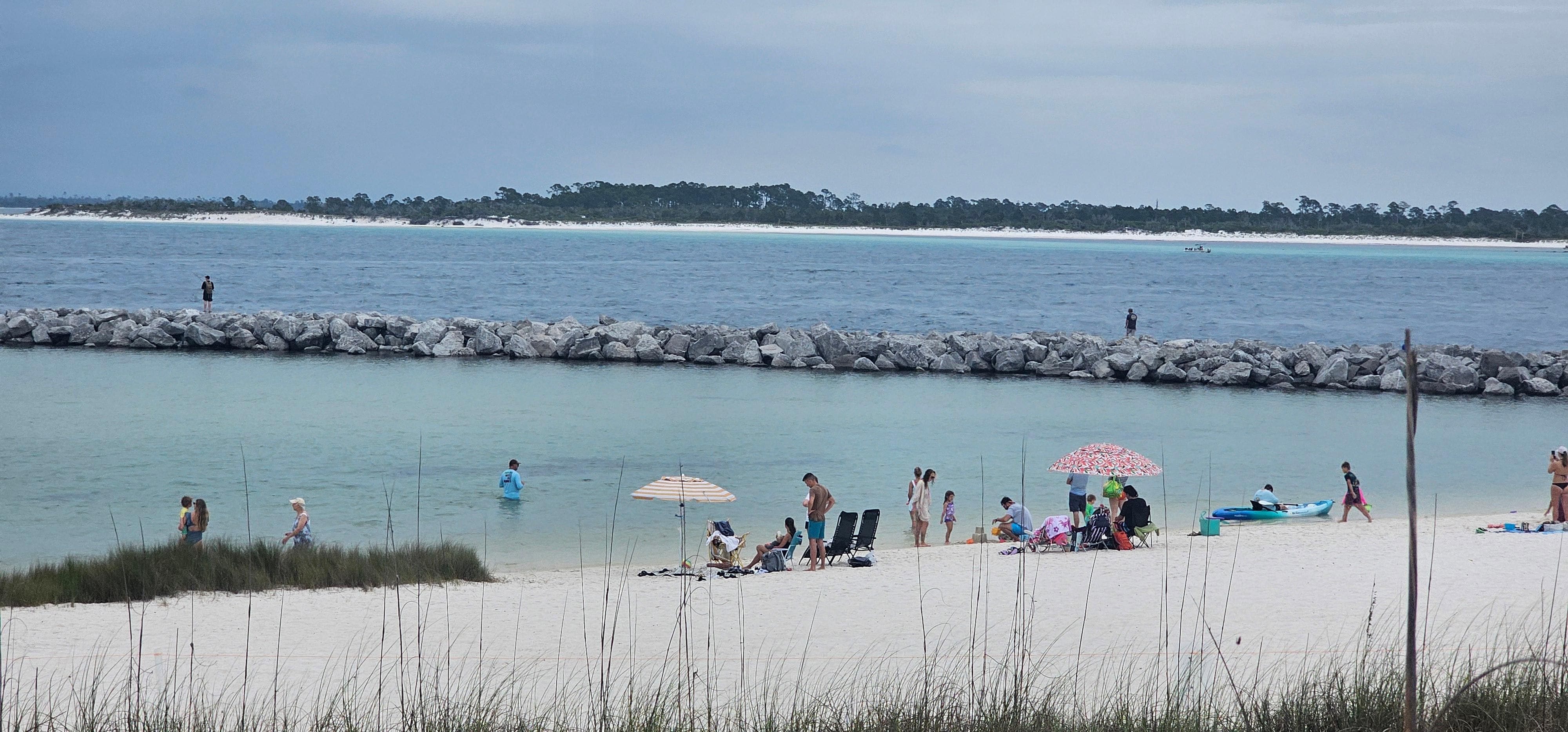 "Kiddie pool" side at St. Andrews state park