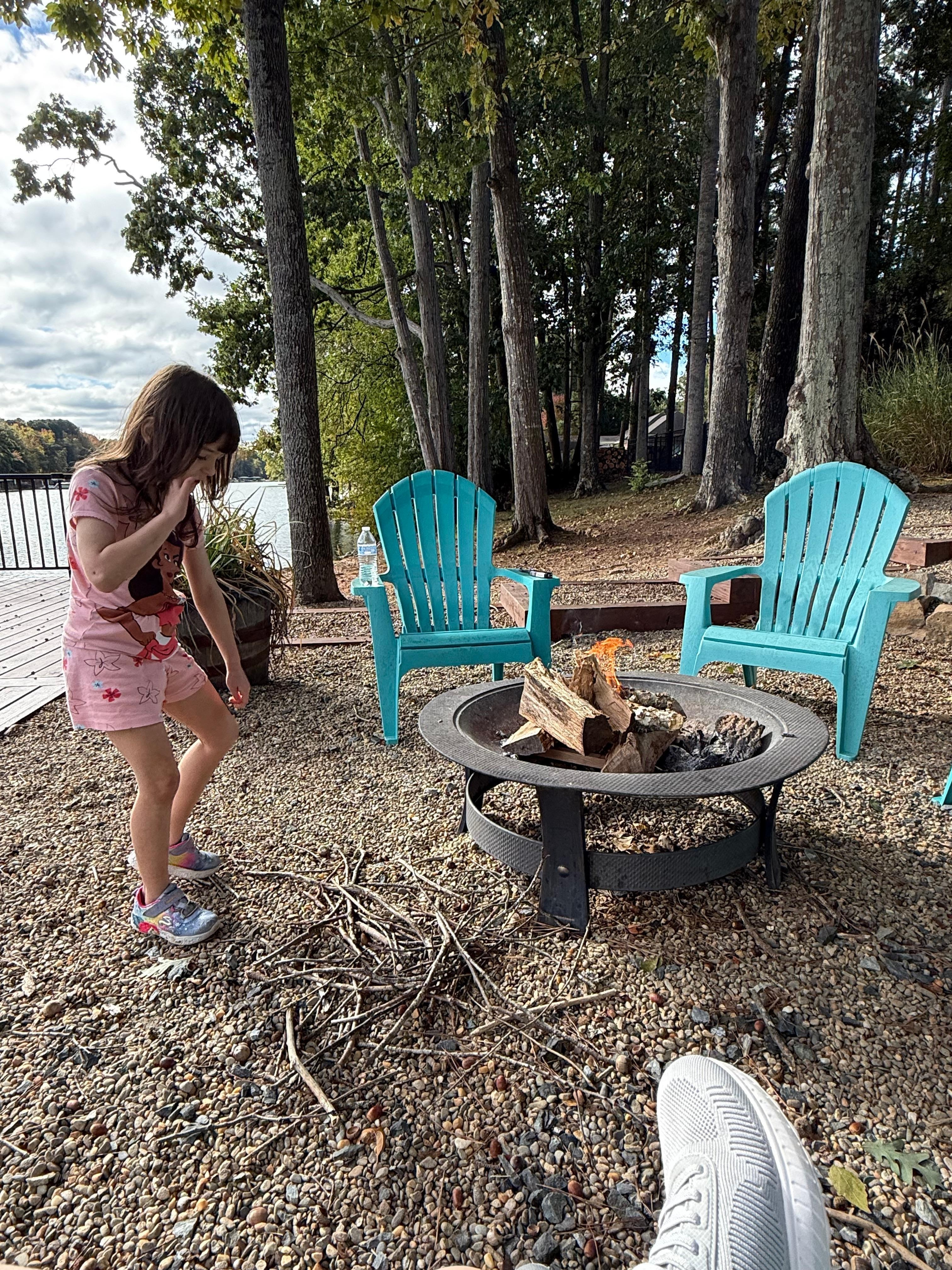 She was happiest outdoors.