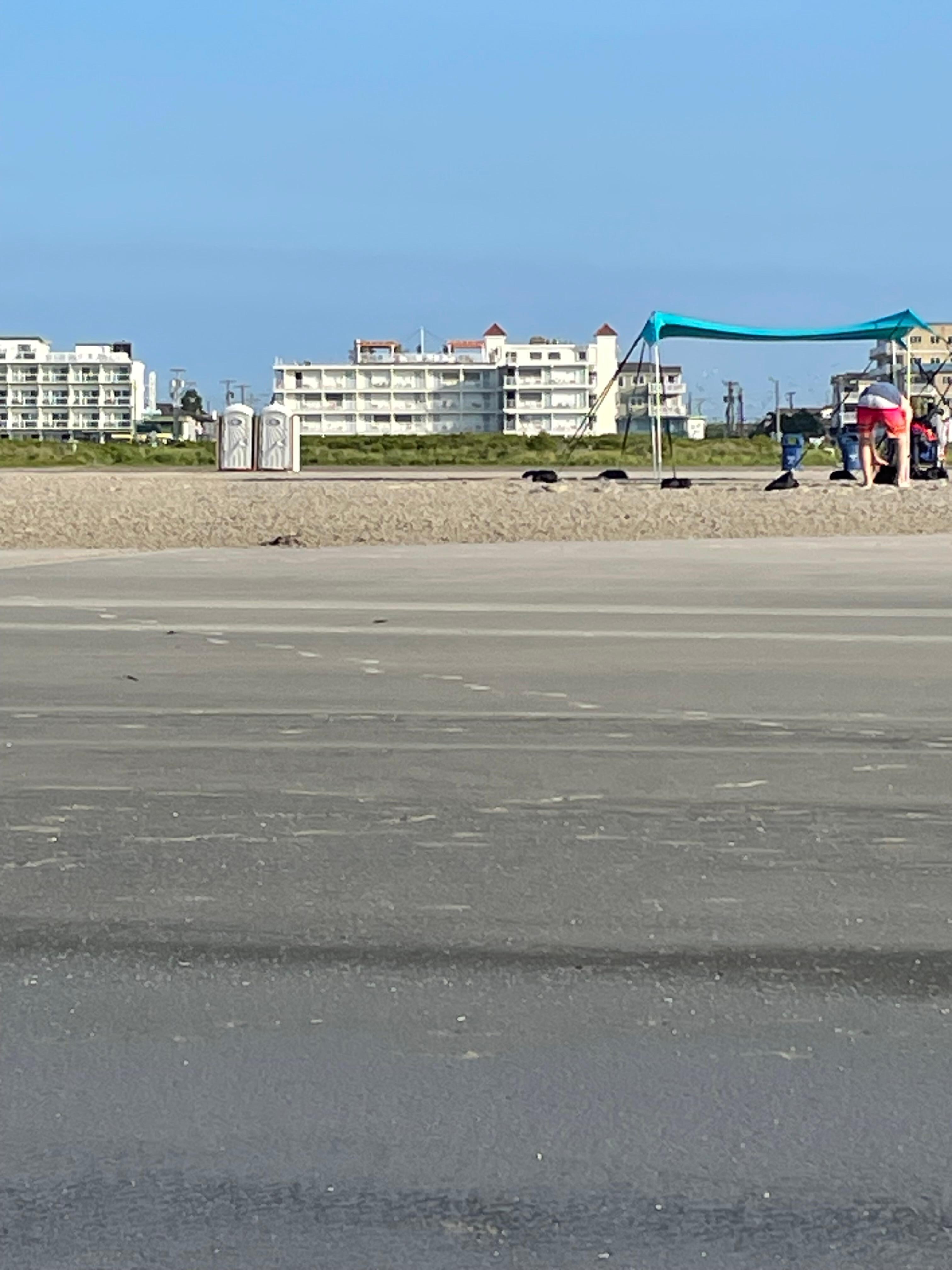 View from the beach of Aqua Beach Hotel