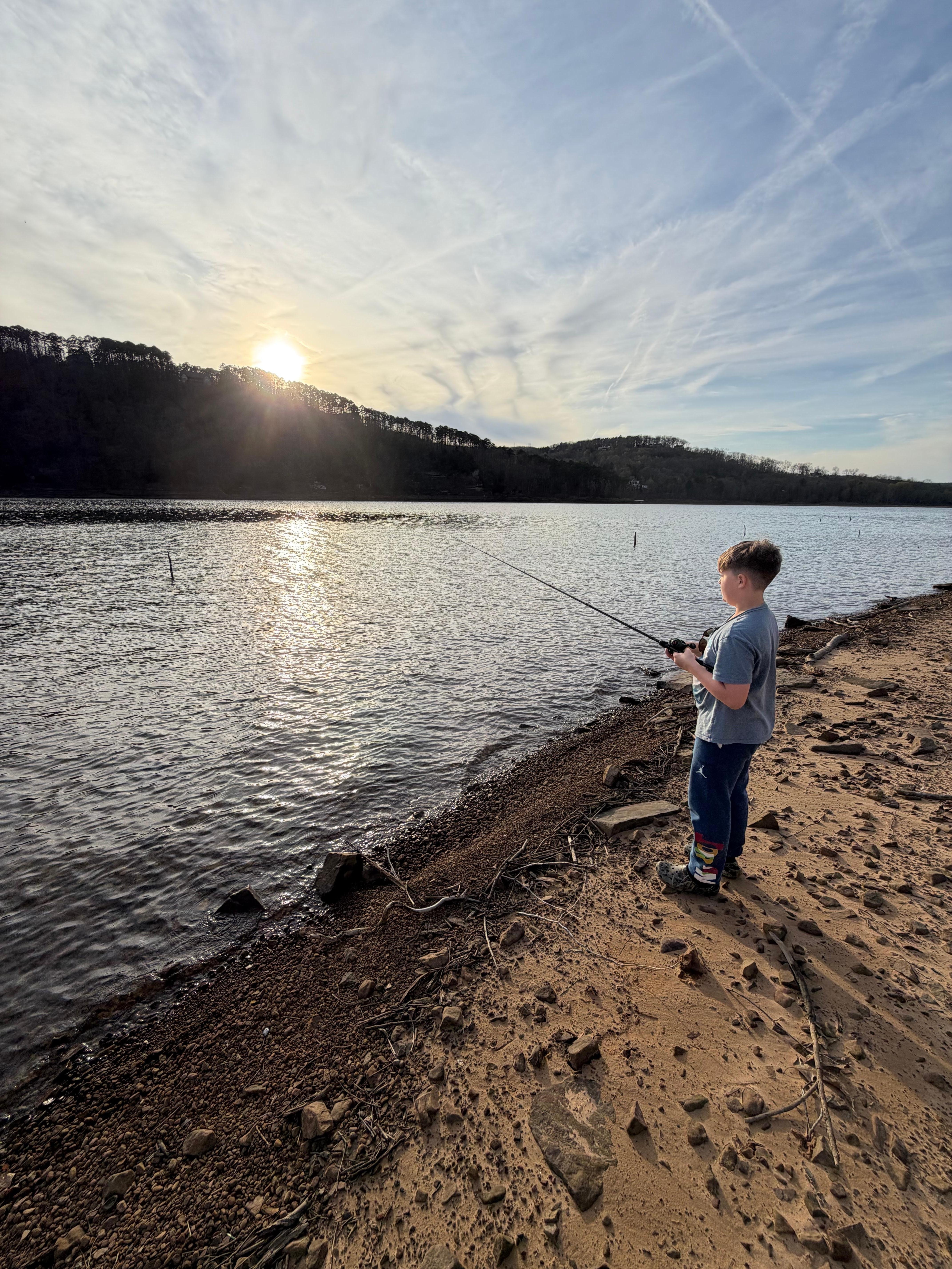 The trail to the lake.