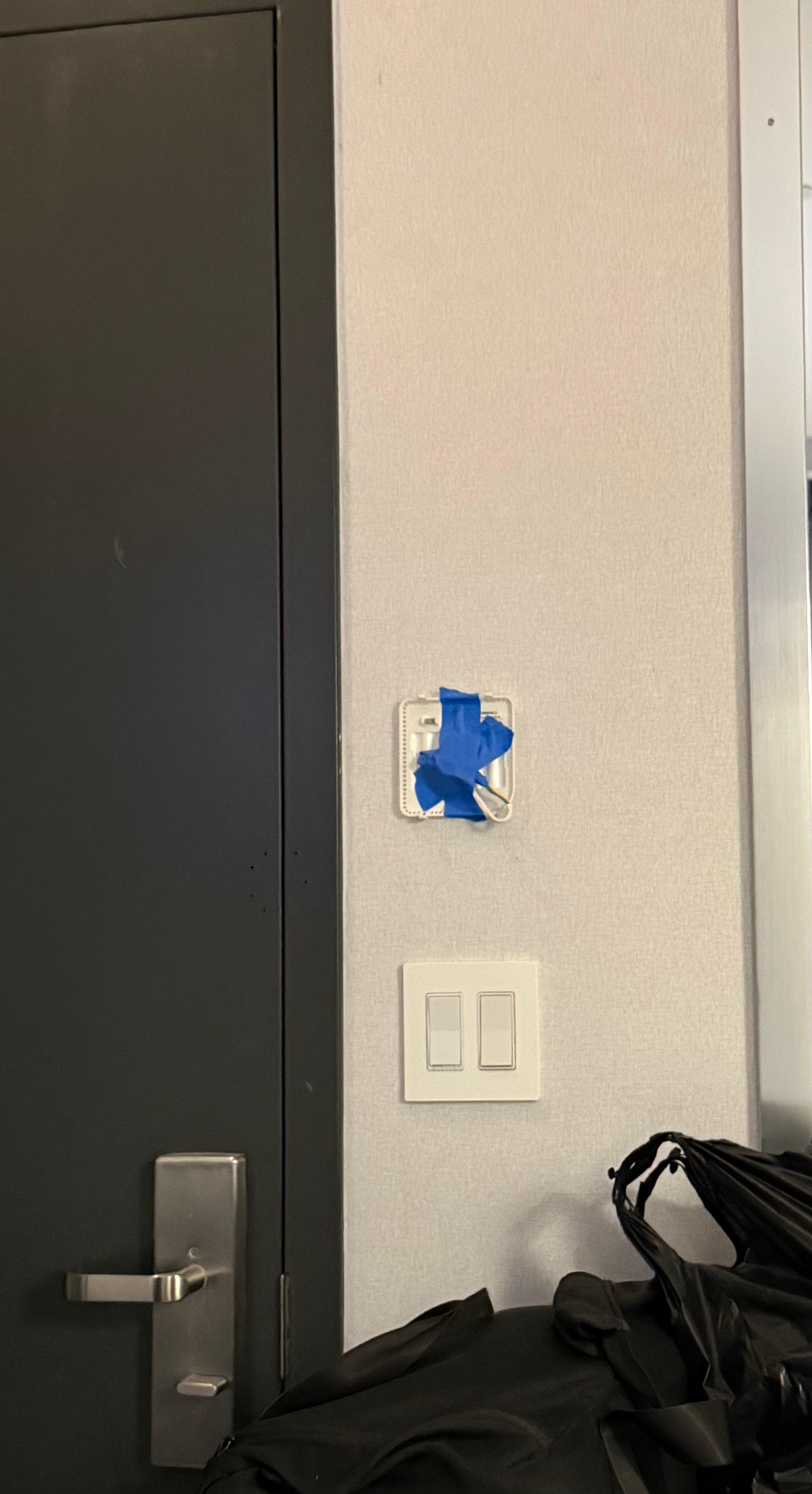 No central heat/air system