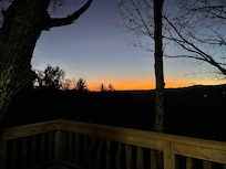 Late sunset from deck
