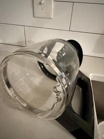 Coffee pot that clearly wasn’t checked by housekeeping. Becomes questionable if anything was cleaned properly.