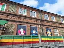 Front of the building