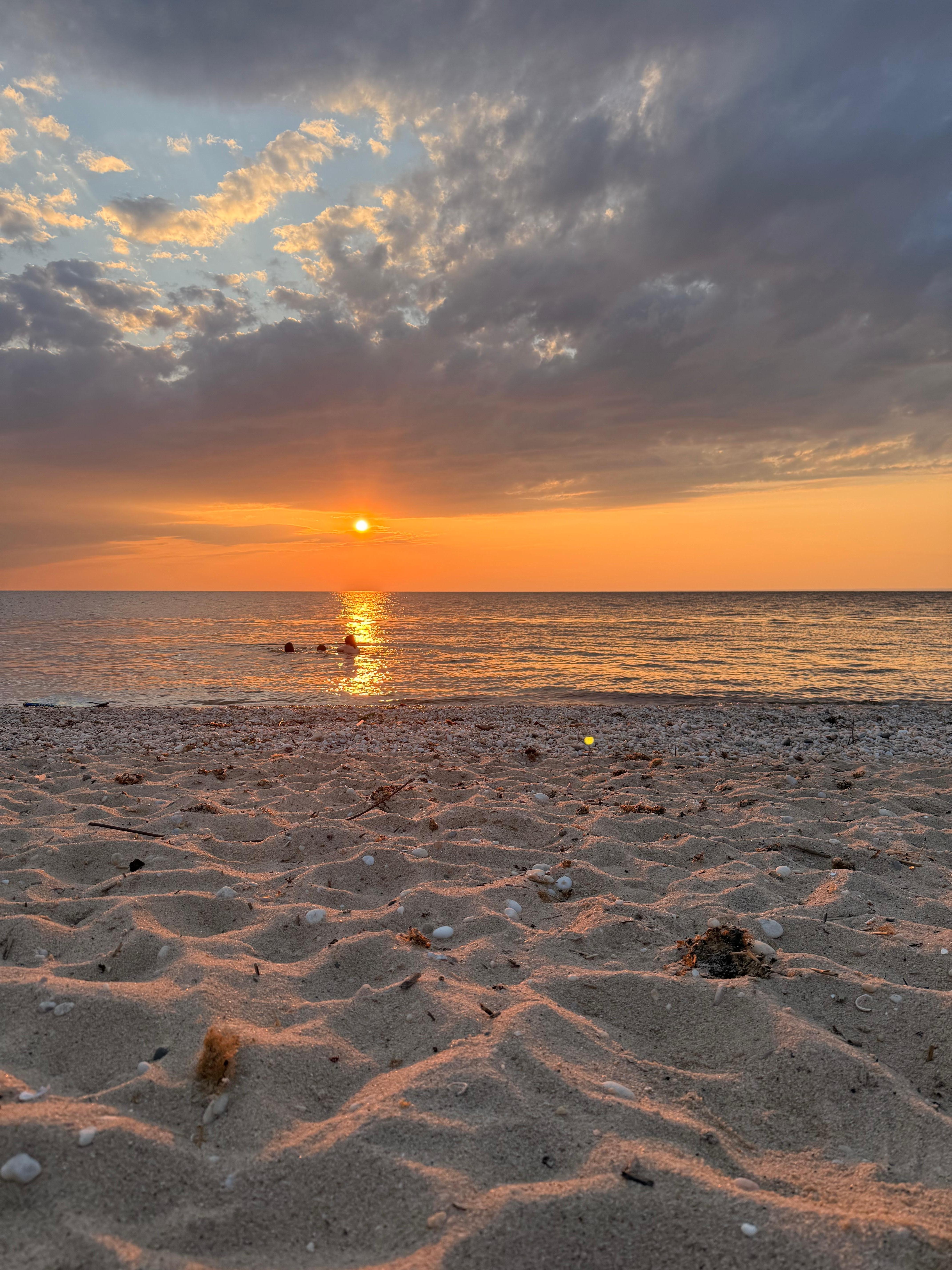 McCabes beach at sunset 