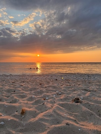 McCabes beach at sunset