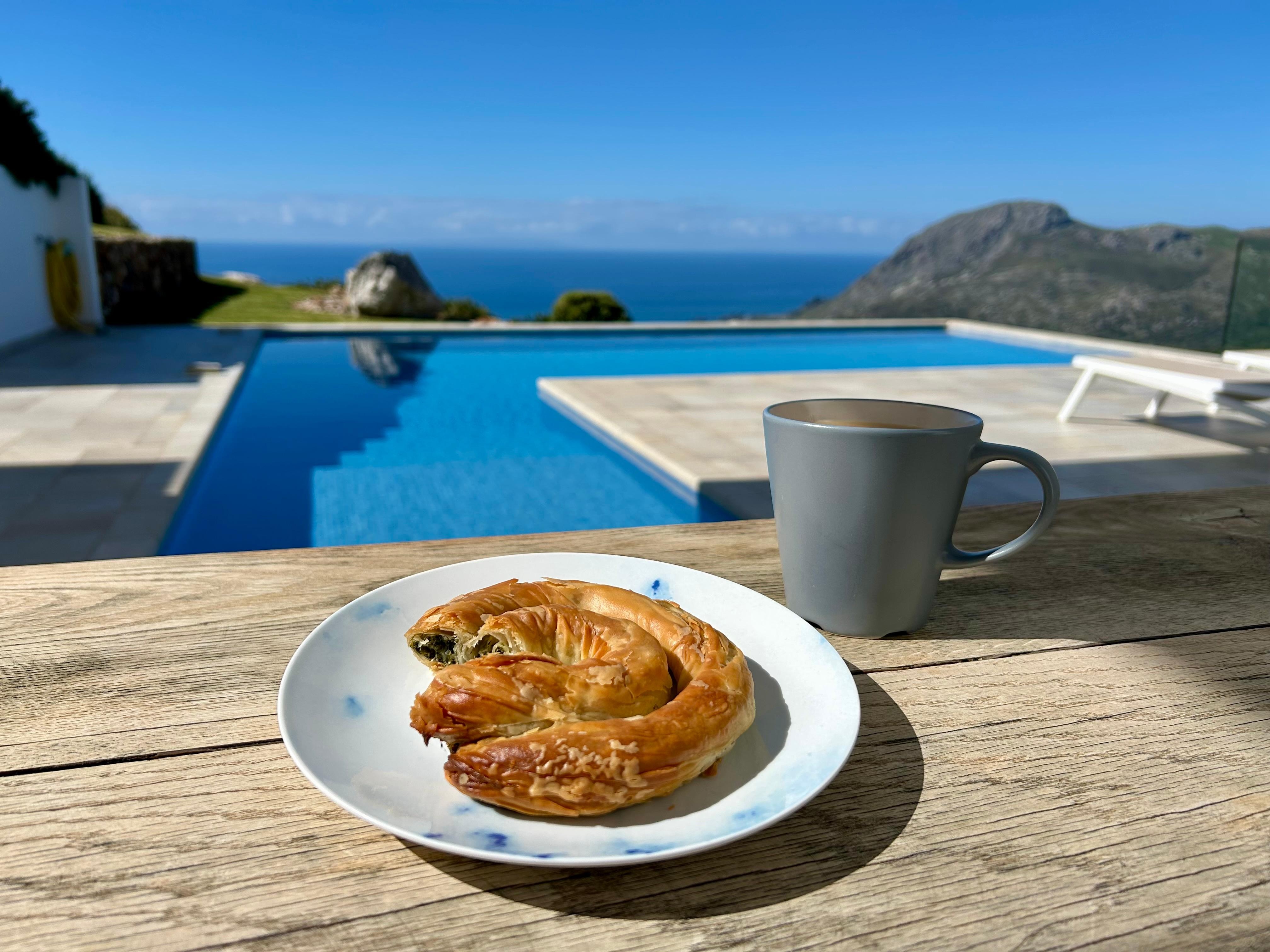 Frühstück auf der Terrasse