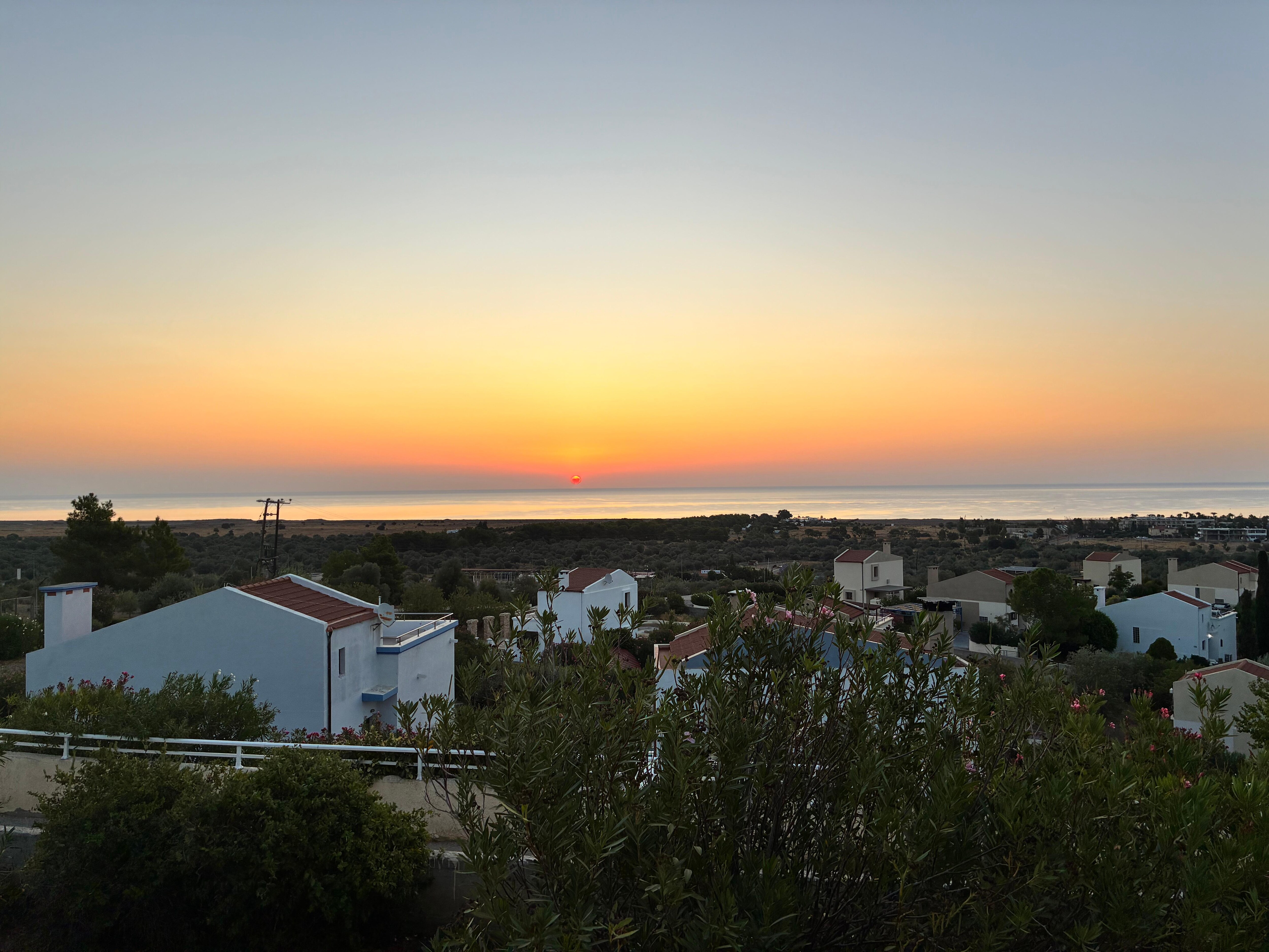 Gorgeous view and sunrise. 