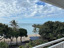 View from balcony.