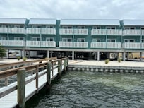 View of the condo from the dock!