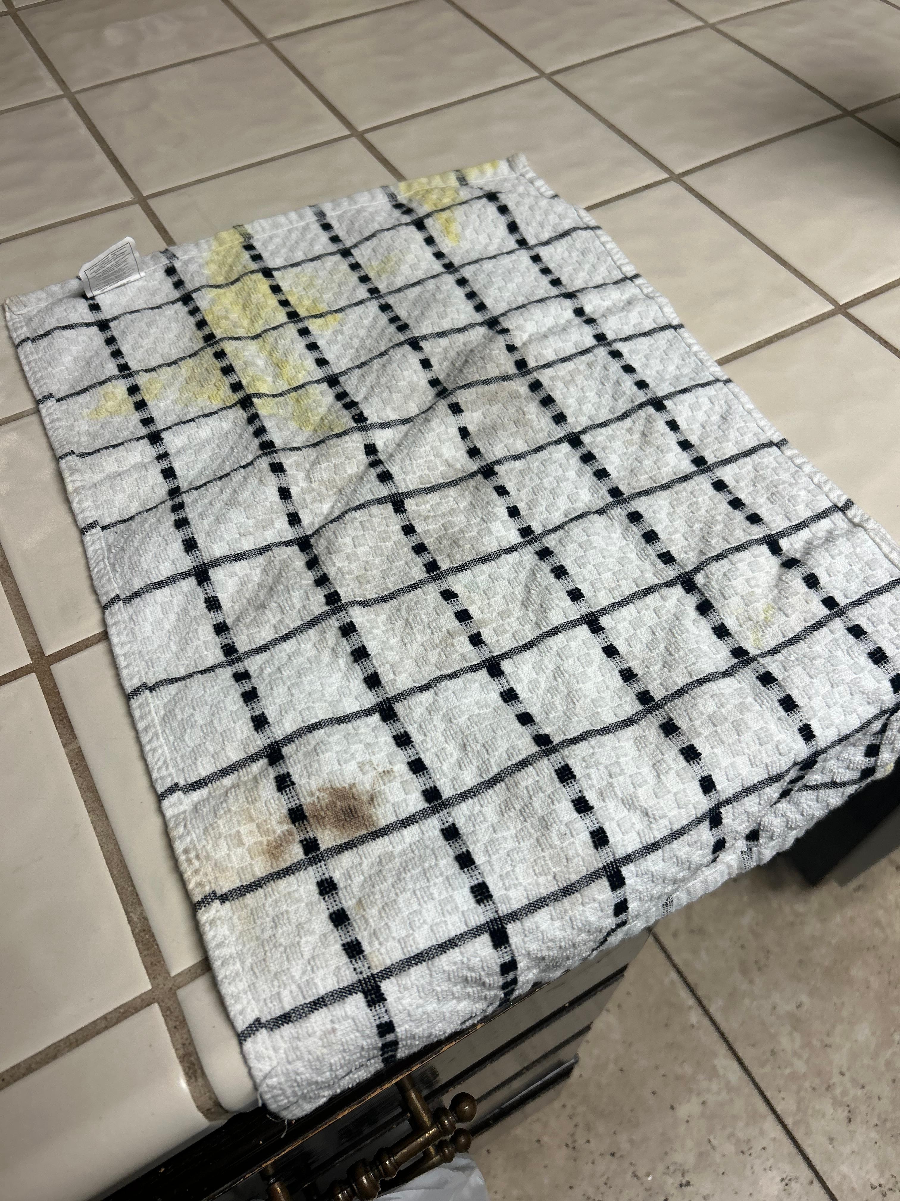 This was the towels in our kitchen to dry our hands