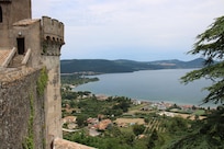 View of the lake from the castle