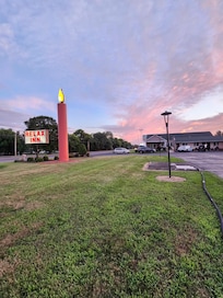 Outside