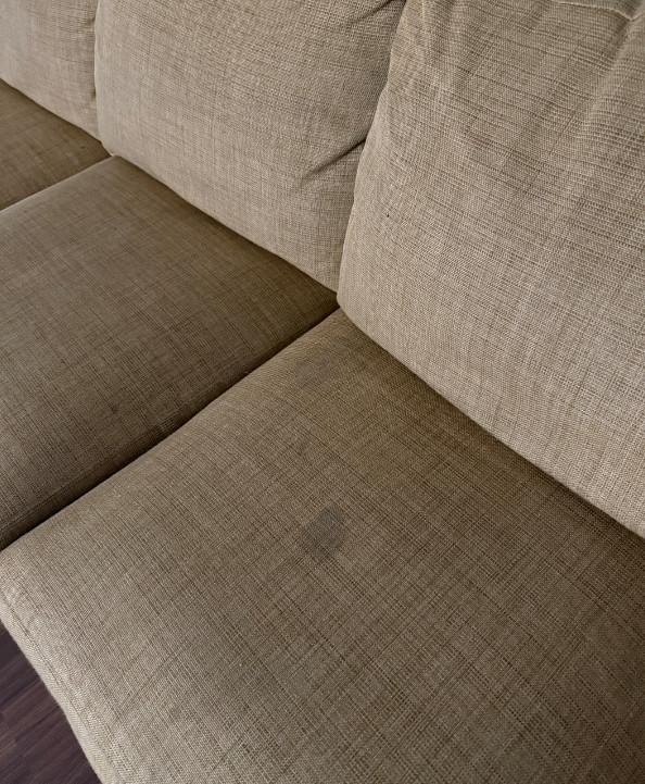 a few stains on couches
