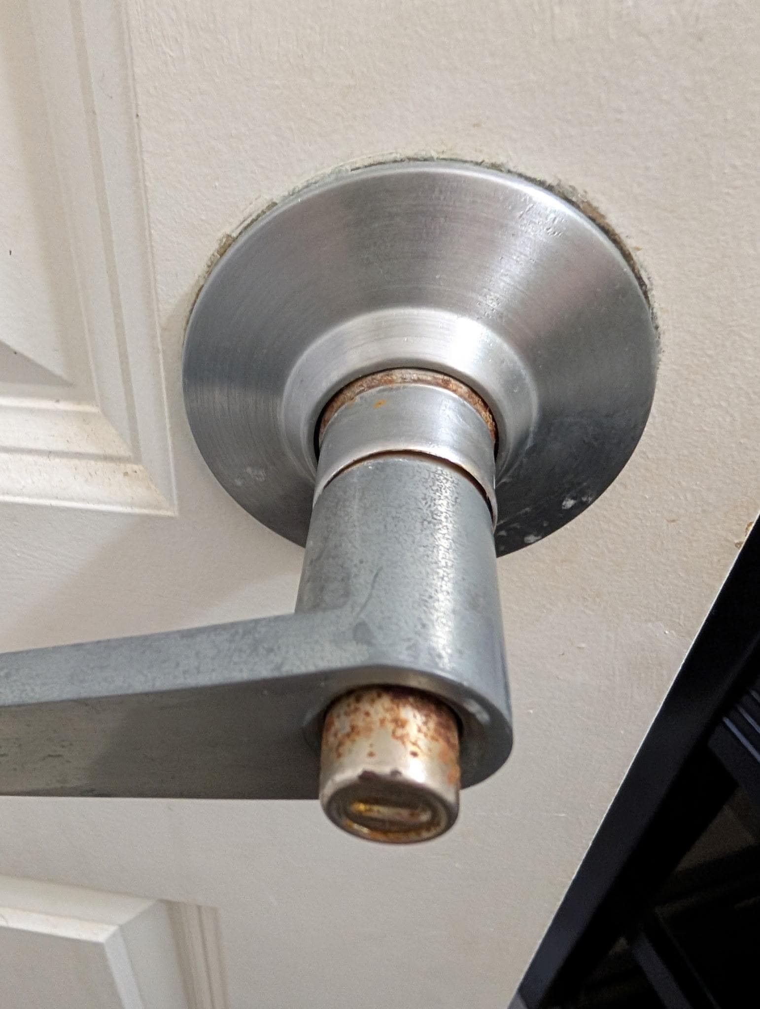 Door hardware bathroom.