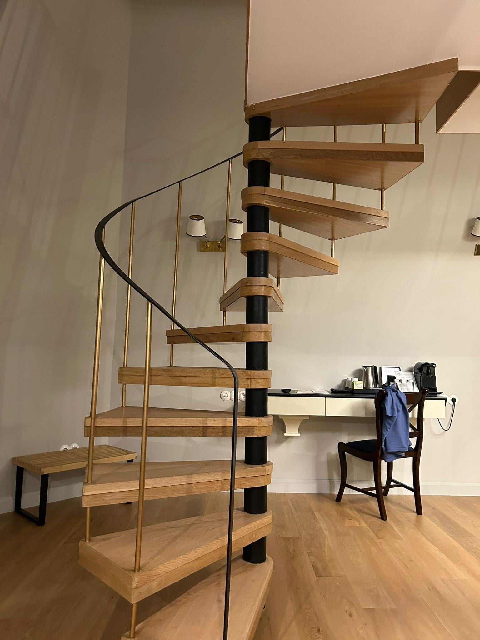 Staircase to bed
